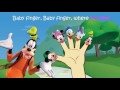 mickey mouse finger family nursery rhymes lyrics mickeymouse