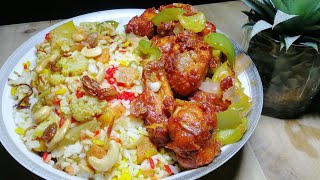 റേഷൻ അരി കൊണ്ട്‌ yummy ബിരിയാണിയും Tandoori chicken Chilly യും || SheanMi