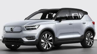 Electric 2021 Volvo XC40 Recharge P8 SUV in Sage Green 1