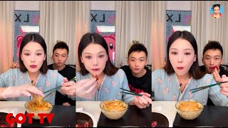 【XiaoYu ASMR】대창 동파육 새우 족발 중국 먹방 샤오위 실시간라이브편집。CHINESE FOOD。271224。4