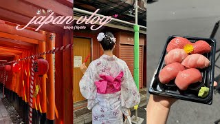 japan vlog 🍡 | shibuya crossing, tsujiki fish market, day trip to kyoto