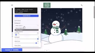 How to Turn Your Python Code into a Blizzard ❄️ | Snow Simulator Tutorial