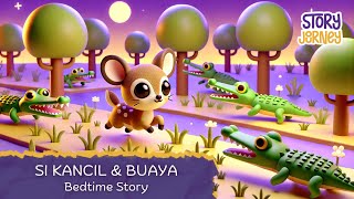 Si Kancil \u0026 Buaya | Bedtime Story | Cerita Dongeng Anak Sebelum Tidur | #storyjourney #ai