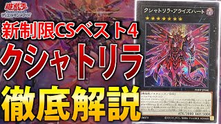 【CSベスト4】新制限でまさかの復権！最新のクシャトリラを徹底解説！【遊戯王OCG】