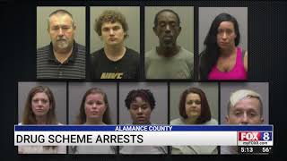 9 arrested, including correctional officer, in scheme to get drugs to inmates, Alamance County sheri