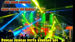 Akhirnya Riswanda di bunyikan setelah lama ditunggu Cek sound super mewah full lighting super Megah