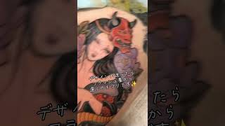 女彫り師のお仕事!貴方のためのオンリーワン!#tattoo #七尾刺青 #前衛刺青処#タトゥー