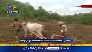 Son Used Along with an Ox to Plough the Field | by A Farmer in Adilabad's Dongargaon