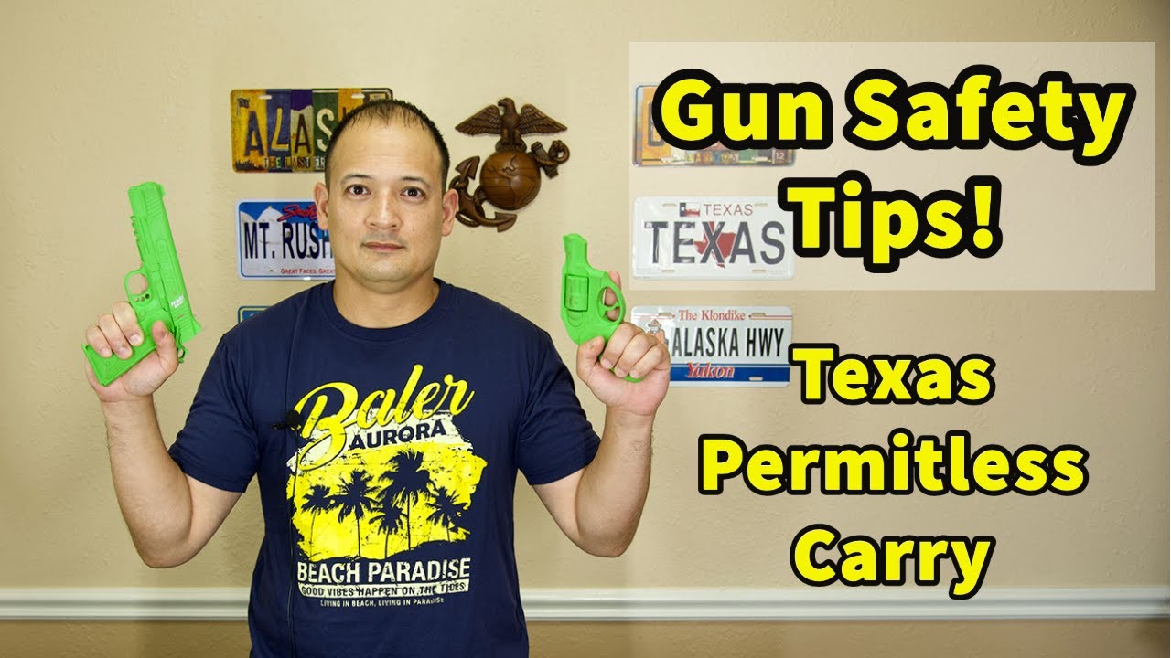 Gun Safety | Texas Constitutional Carry (Law In Effect, September 1st ...