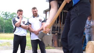 Max tritt gegen Tim mit Axt und Säge an | STIHL TIMBERSPORTS®