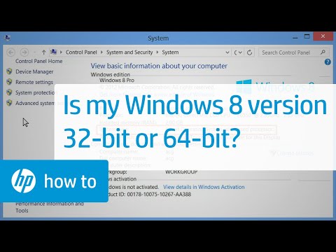 Is My Windows 8 Version 32-bit or 64-bit? Is My Windows 8 Version 32-bit or 64-bit?