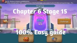 Lords mobile Vergeway chapter 6 Stage 15 easiest guide