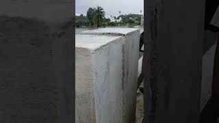 Tenkasi Asath Nagar River Bridge fully covered by water #rain#flood2024#river#shorts