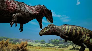 Tyrannotitan Ambushing Giganotosaurus / Path of Titans