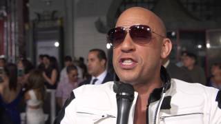 Furious 7: Vin Diesel Official Red Carpet Movie Premiere Interview | ScreenSlam