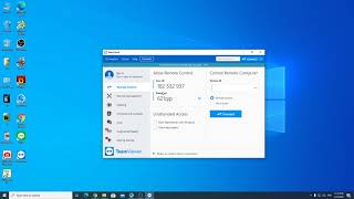 ติดตั้ง teamviewer และตั้งค่ารหัสผ่านเพื่อใช้งาน