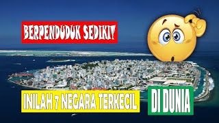 BERPENDUDUK SEDIKIT, DAFTAR 7 NEGARA TERKECIL DI DUNIA