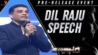 Dil Raju Speech | Saaho Pre Release Event | Prabhas | Shraddha Kapoor | Sujeeth | Ghibran