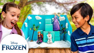 DIY Frozen Diorama | Arts and Crafts for Kids | Frozen Friends Club