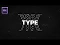 After Effects Tutorial - Typography Text Animation in After Effects