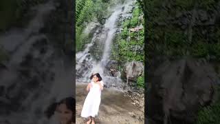 Barso re ♥️💦 waterfall dance in public #public #shorts