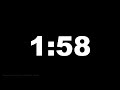 5 minutes 55 seconds 355 secs clock timer countdown alarm focus