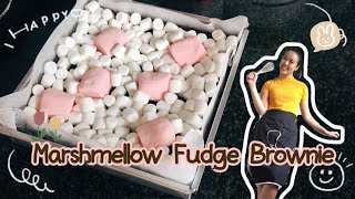 มาร์ชเมลโลวบราวนี่ (Marshmallow Brownie) By JeedJaa Homemade Ep.95 กินอุ่นๆ อร่อยมากๆ