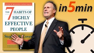 "The 7 Habits of Highly Effective People" by Stephen R. Covey - KEY INSIGHTS   [5min Book Summary]