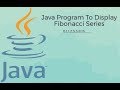 Java Interview Programs | Fibonacci Series |
