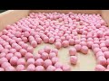 【製造風景】 苺みるく飴の作り方 ありがとうございますピローフィルム how to make candy japan kyoto strawberry milk