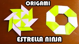 Ninja Star Origami / Estrella Ninja de Origami TUTORIAL!