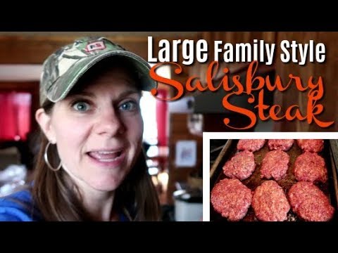 Family Beef Salisbury Steak Recipe