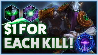 Zeratul MotN - DONO CHALLENGE: $1 FOR EACH KILL! - Grandmaster Storm League