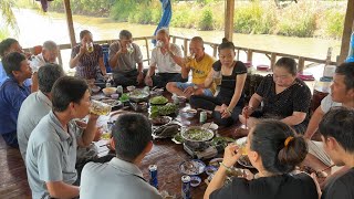 Buổi Tiệc Nhỏ Với Nhiều Món Đồng Quê Rất Bình Dị Cùng Gia Đình Cô.Góc Làng Quê