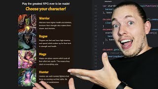 23: How To Create A Game Using JavaScript | Part 1 | Setup, HTML & JavaScript | JavaScript Tutorial