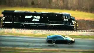 Knight Rider KITT and the Locomotive Train GE 2012 TV Commercial