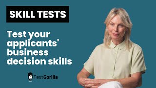 The perfect Business Judgment test for your hiring
