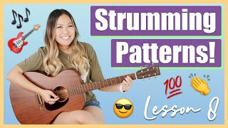 Guitar Lessons for Beginners: Episode 8 - How to Count 8th Note Strumming Patterns & Basic Rhythms!