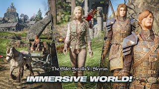 How to Make Skyrim Feel ALIVE... (16 Immersion Mods)