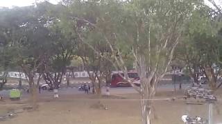 Indian Cricket Team convoy In Ranchi