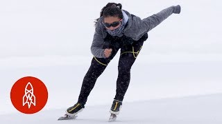 Racing With an Olympic Speed Skater