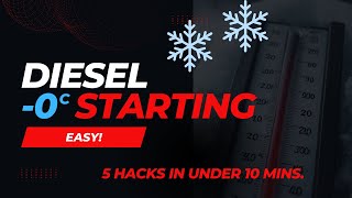 Cold Start Diesel Engine - How To Prevent It | 5 Hacks to try now!