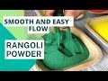 How to get good flow of Rangoli Powder(Kolapodi) | Tips | Tamil. #Texture #Flow #Tips #smooth