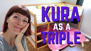 Fitting 3 Kids in a Bedroom with Ikea Kura Loft Bed | DIY Ikea Hacks