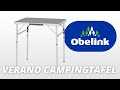 Obelink Verano 70 x 60 cm Campingtafel | Productvideo | Obelink