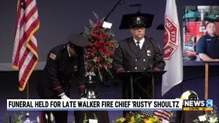 Funeral held for later Walker Fire Chief Rusty Shoultz