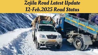 Zojila Update :- Traffic advisory Update #zojilaupdate #weatherupdate #sonamargupdate, 12-Feb.2025