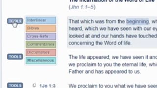 Blue Letter Bible (vs Bible Hub)— intro to the interlinear