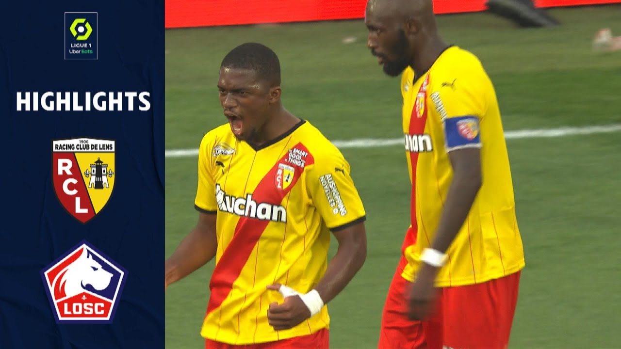 RC LENS - LOSC LILLE (1 - 0) - Highlights - (RCL - LOSC) / 2021-2022 ...