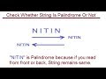 Java Interview Programs | String Palindrome |